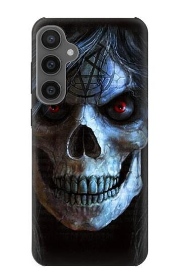 S2585 Mal mort Crâne Pentacle Etui Coque Housse pour Samsung Galaxy S23 FE